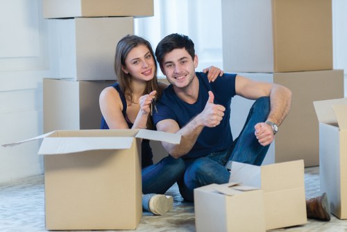 Step-by-step moving process illustration for a seamless relocation