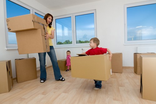 Efficient furniture pick-up process at work